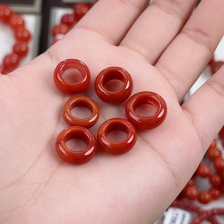未镶嵌瓦西跑环8mm（多样式发其一）南红玛瑙