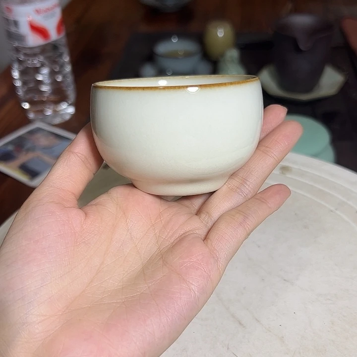 龙泉云间青瓷小米茶器