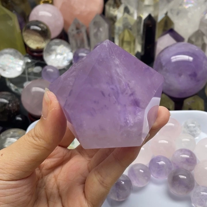 32未镶嵌水晶紫*毛紫水柱