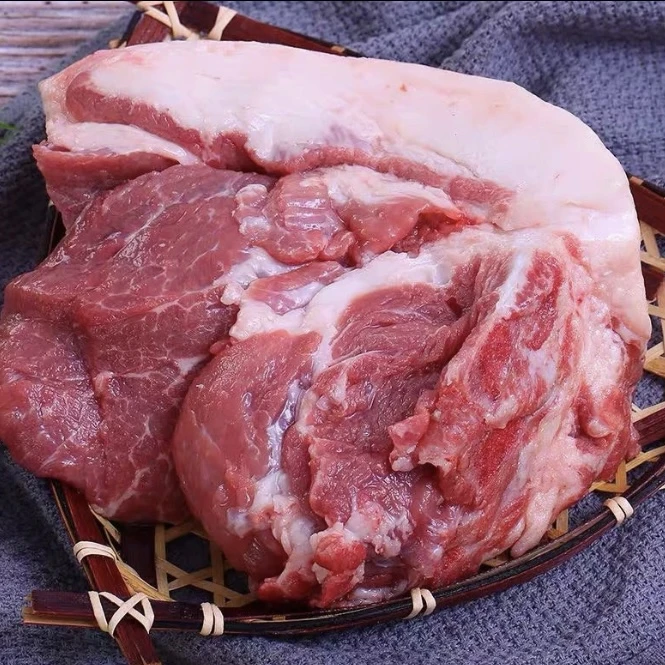 东北农村笨养黑猪肉100