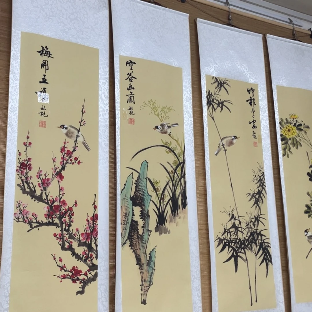 国画老师手笔手绘作y
