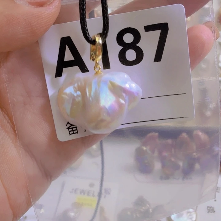 淡水珍珠银S925镶嵌颈饰