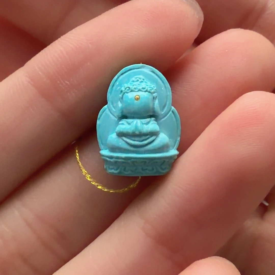 绿松石未镶嵌颈饰