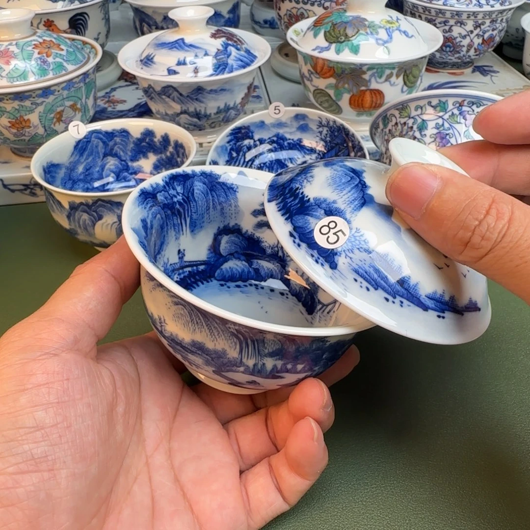 纯手工纯手绘茶具85