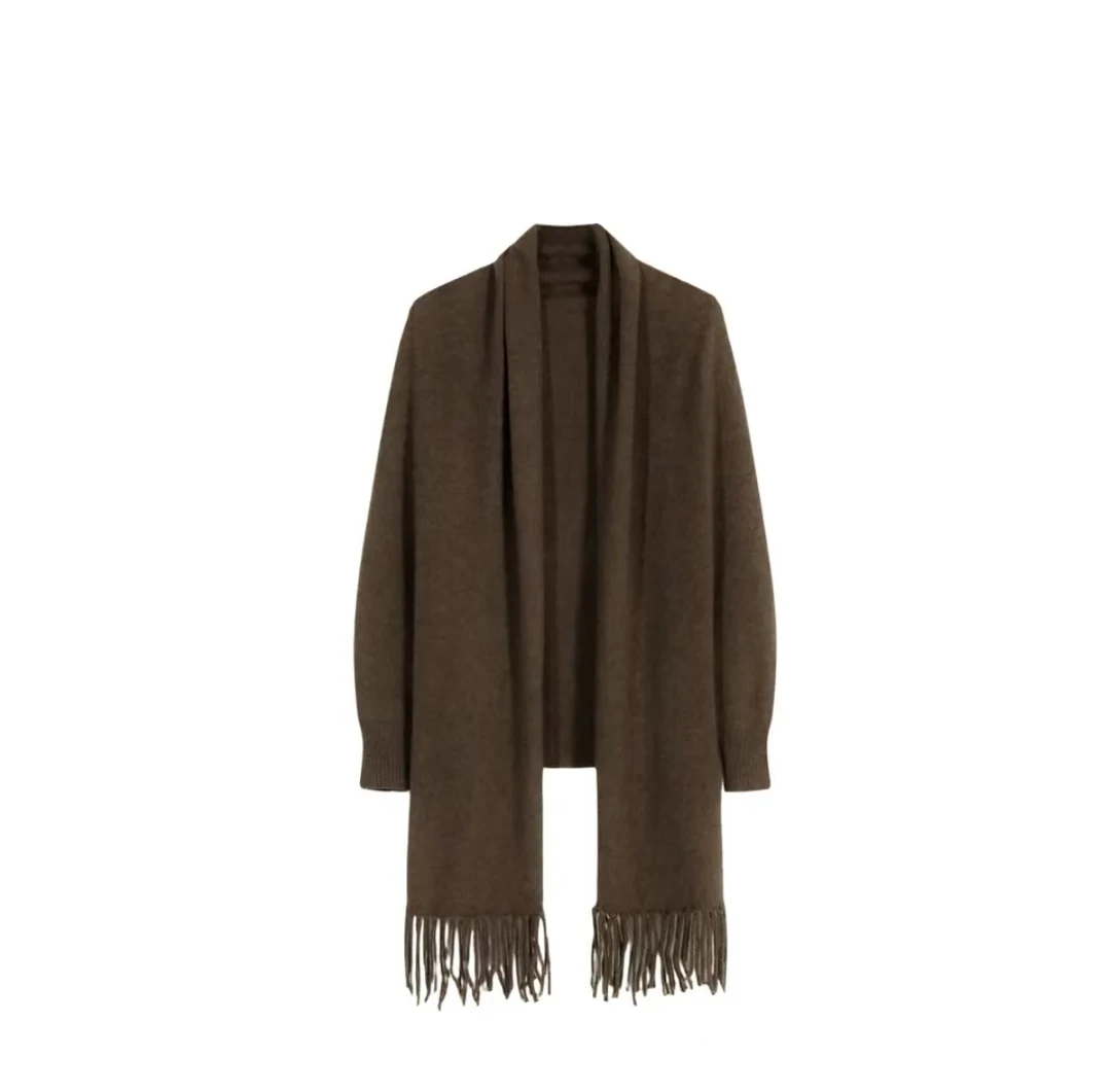 【时尚氛围】气质百搭时尚休闲纯羊毛纯色披肩 8303