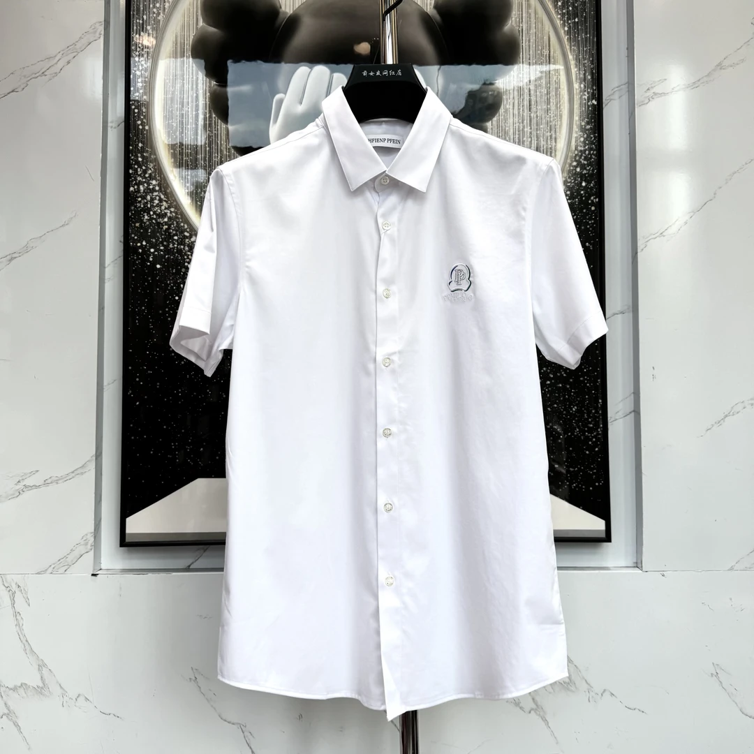 【PP衬衫短袖】新款夏季男士休闲百搭时尚衬衫短袖潮流衬衣2080