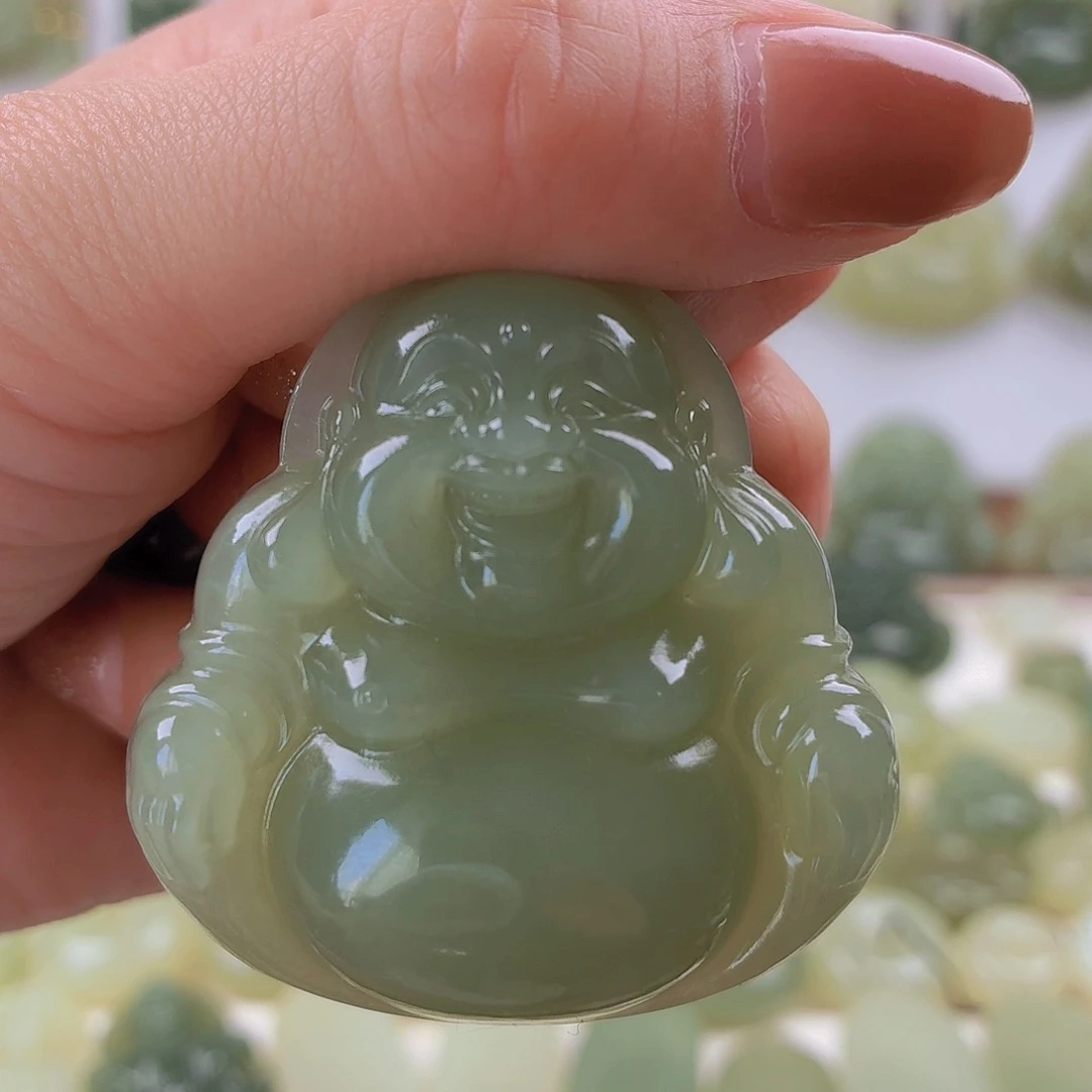 和田玉未镶嵌颈饰45尺寸捡漏