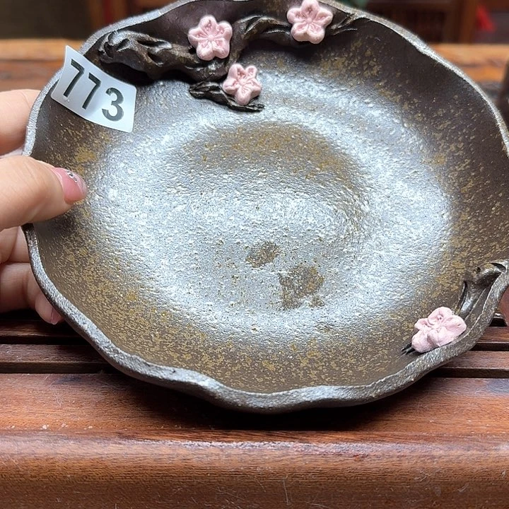 纯手工制作粗陶茶具