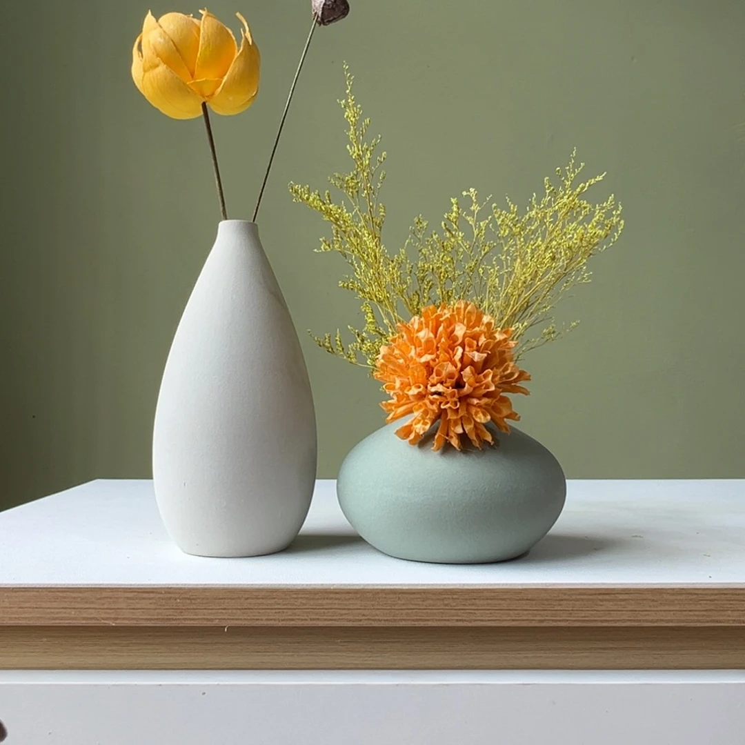 摆件花瓶带花高度20-30厘米左右