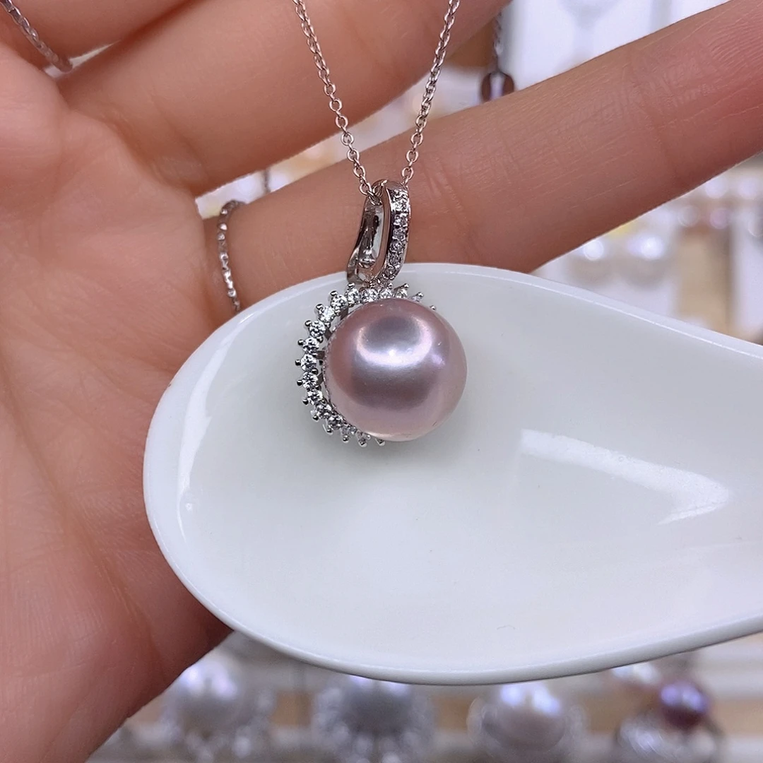 颈饰合金淡水珍珠F