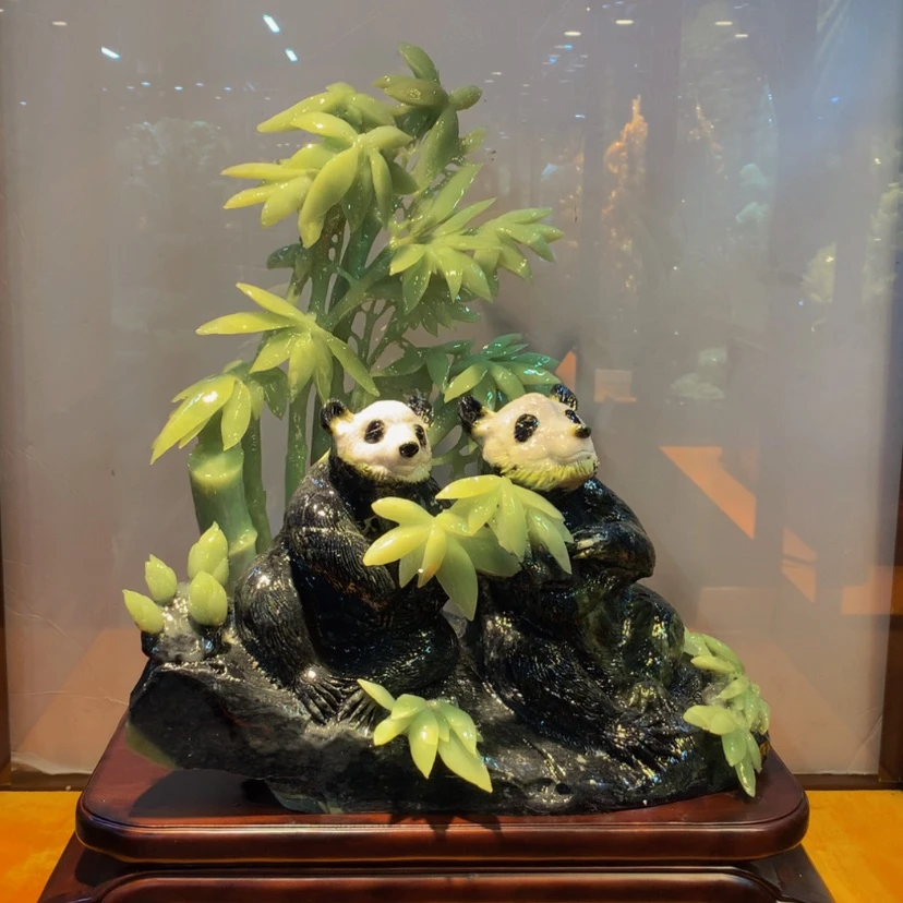 【闪购商品】未镶嵌蛇纹石玉摆件覆膜