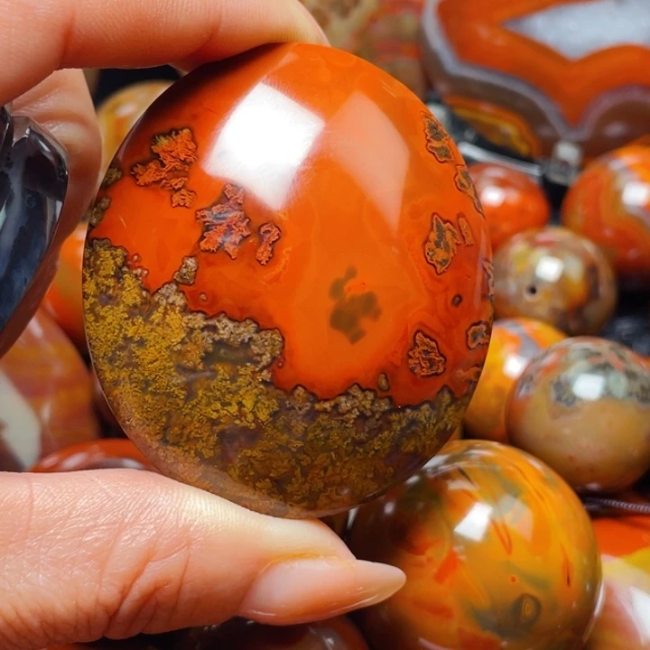 玛瑙/玉髓战国红玛瑙挂件未镶嵌k*i