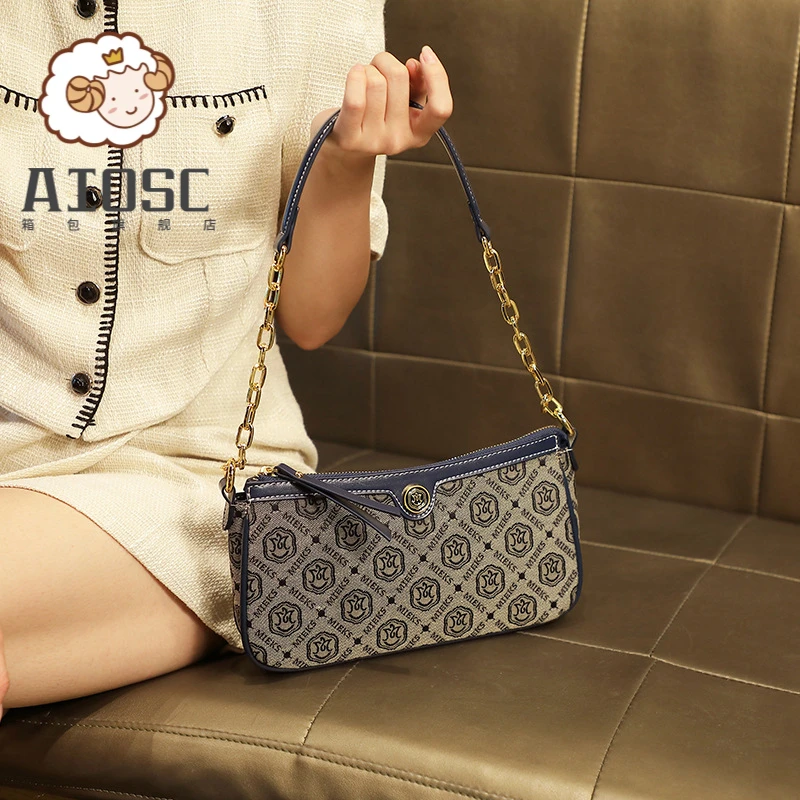 AIOSC包包女包2025时尚新款轻奢链条高级感腋下包女士单肩斜挎包