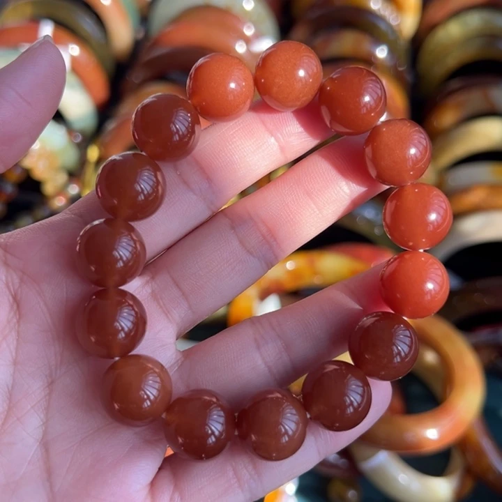 蛇纹石玉未镶嵌手链