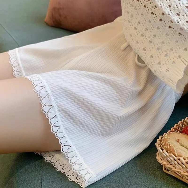 夏季宽松薄款安全裤女防走光大码可外穿3分保险打底短裤