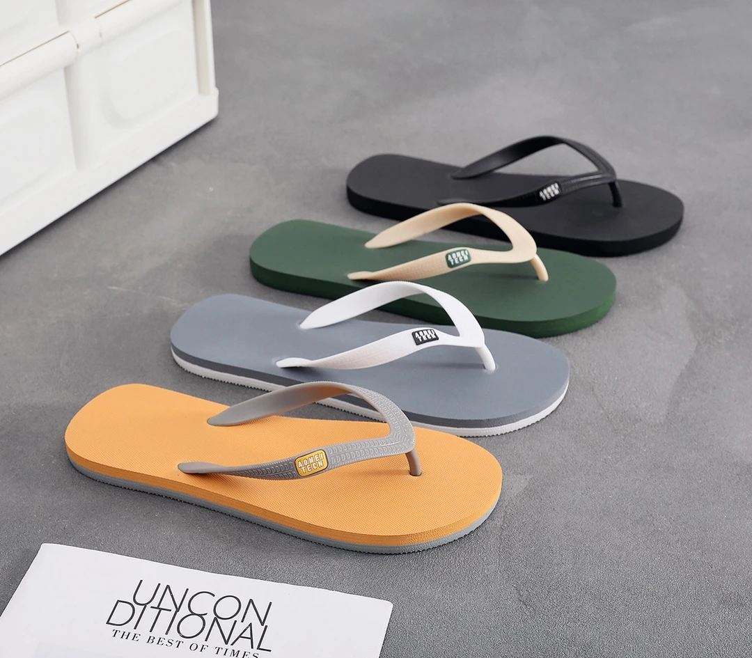 夏季新款人字拖男潮流时尚拖鞋男士外穿防滑夹脚凉拖休闲沙滩凉鞋