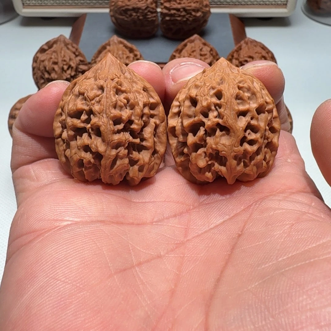 吊坠文玩核桃太行龙纹36