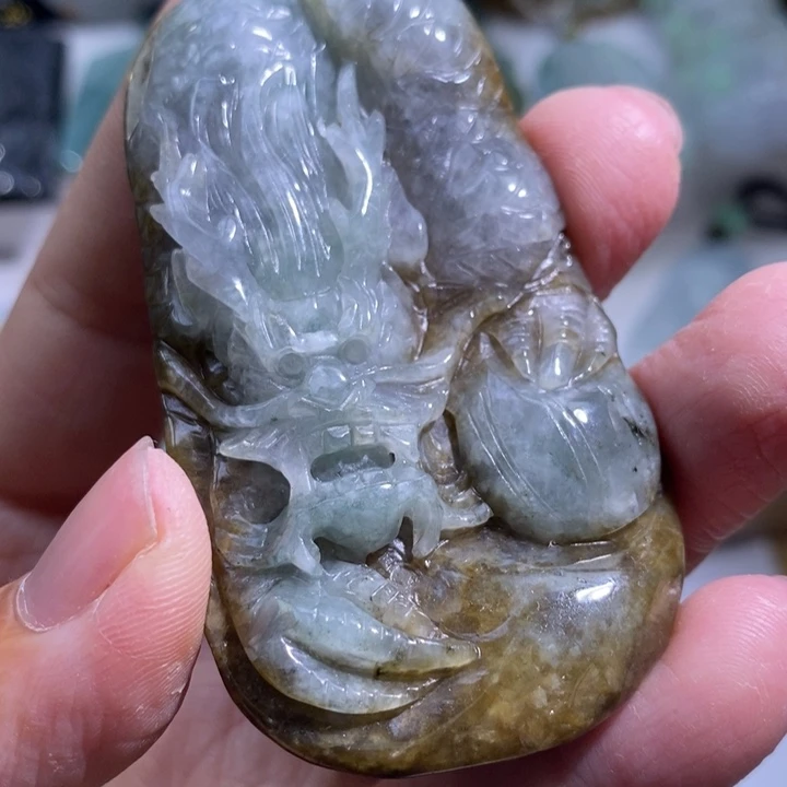 【闪购商品】颈饰未镶嵌翡翠龙牌