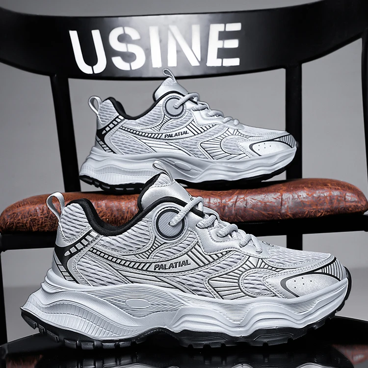 鞋子休闲风老爹鞋百搭潮鞋透气跑鞋厚款时尚休闲鞋男士户外夏季