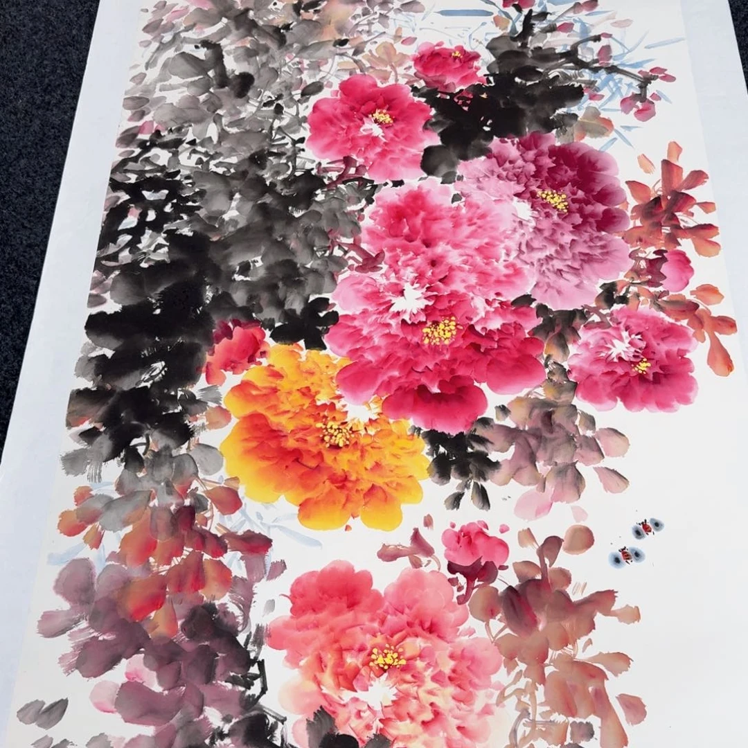 国画国画作品山水花鸟纯手绘