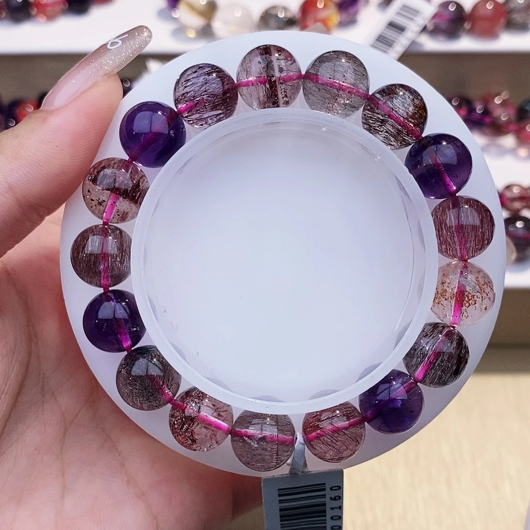 手链未镶嵌水晶黑加仑超七11+