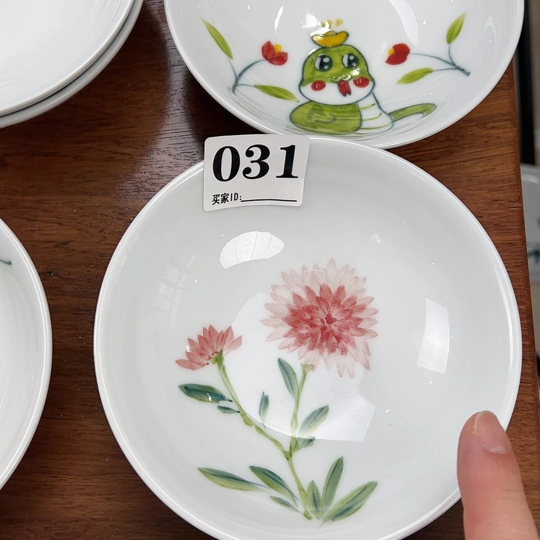 瓷片景德镇陶瓷手工手绘制作