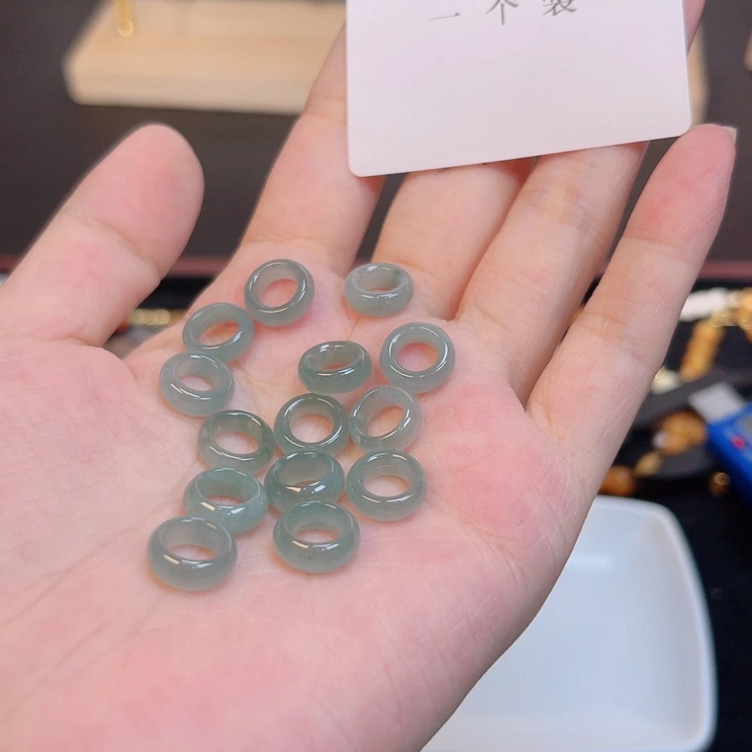水晶珠宝半成品银S925镀金镶嵌46 。