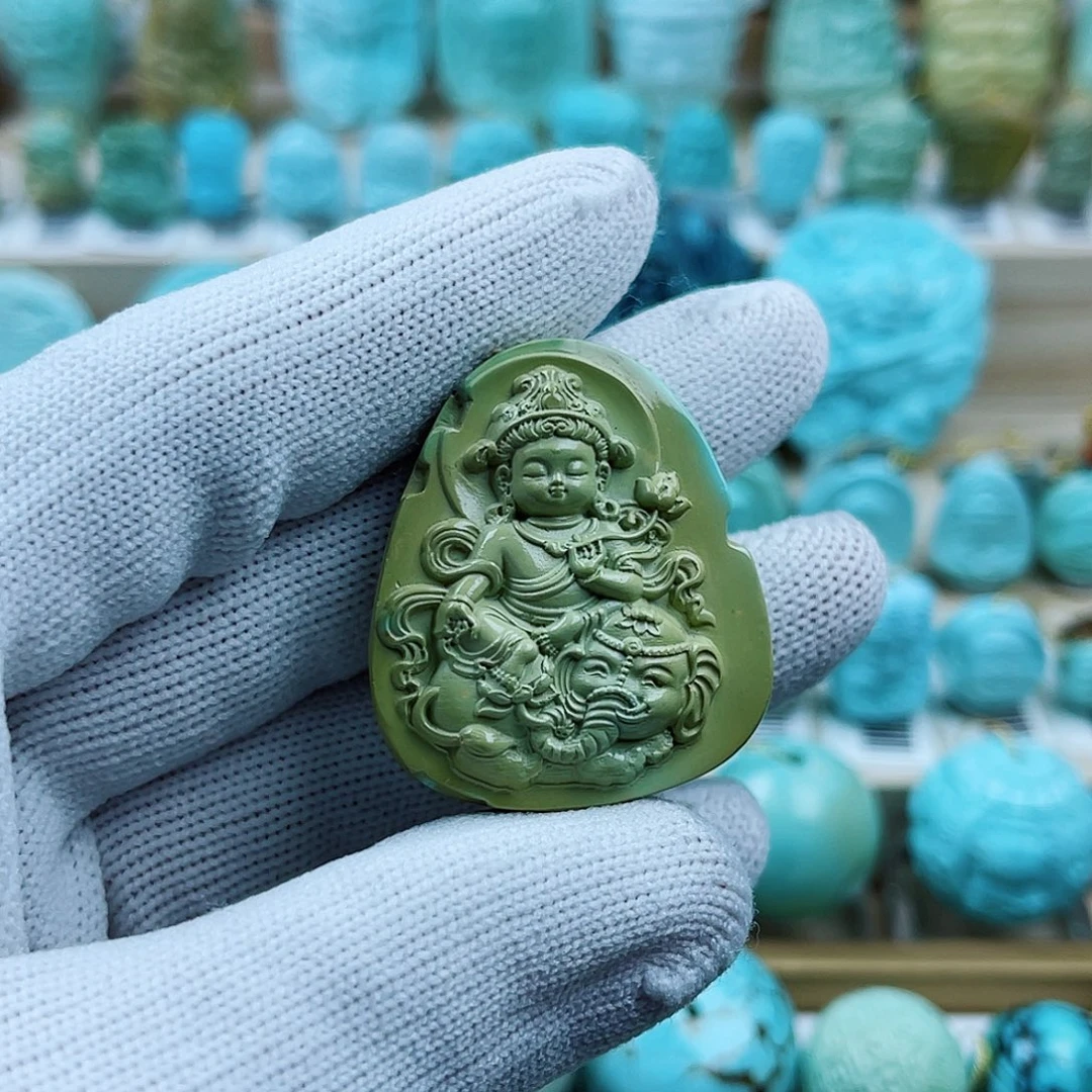 绿松石未镶嵌珠宝奇石