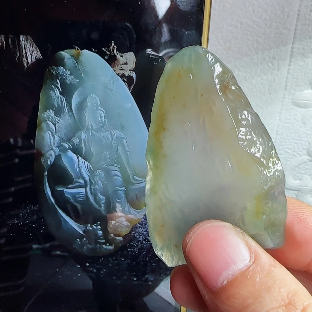未镶嵌定制翡翠缅甸天然A货翡翠含老师工艺