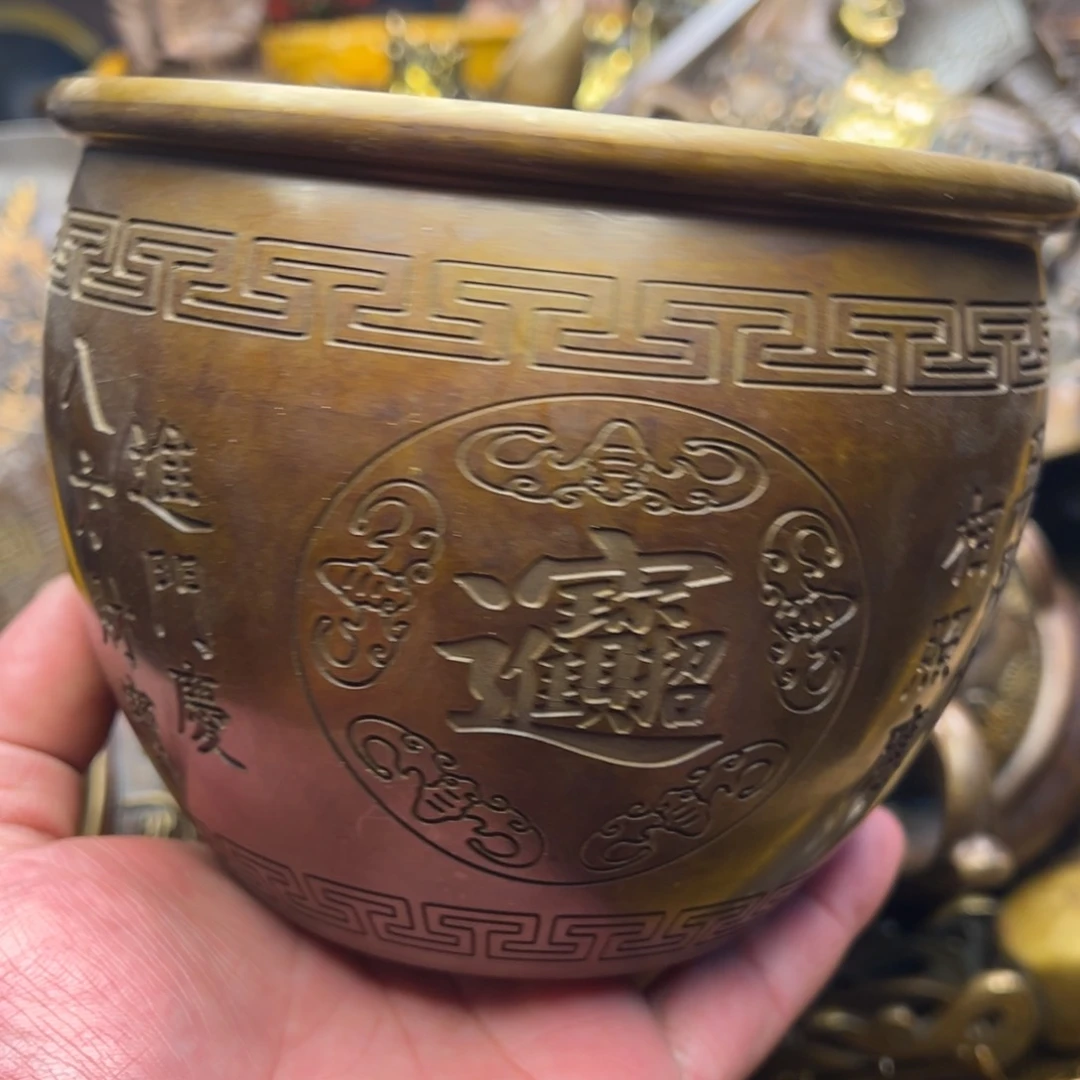 茶壶香炉铜器摆件