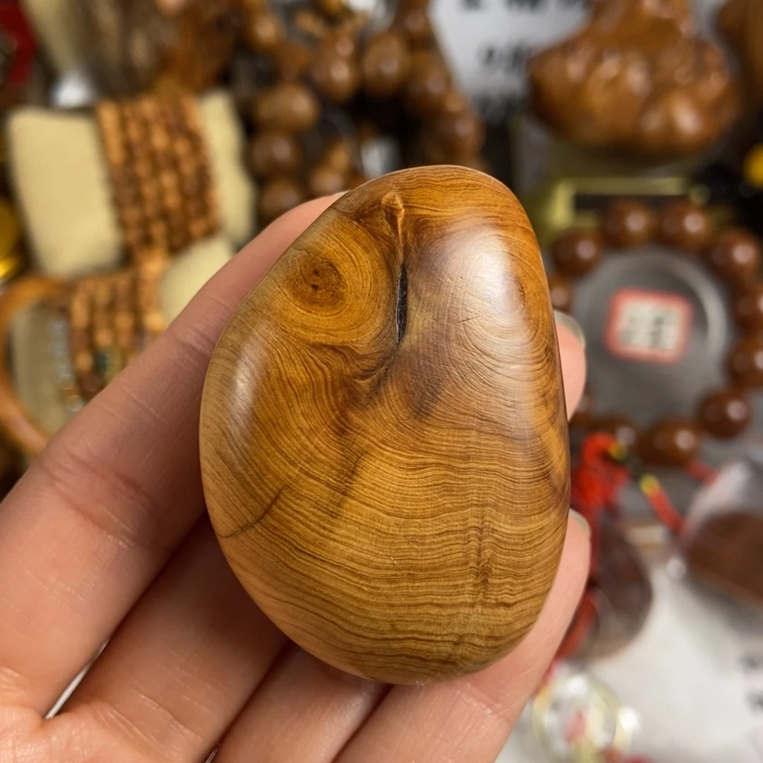 柏木（崖柏）手串/手链北太行高崖骨料对眼手把件