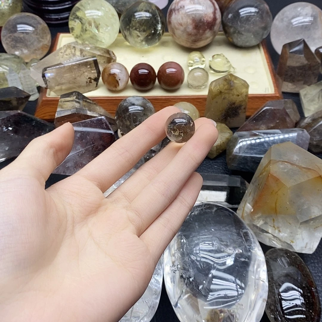 珠宝半成品水晶未镶嵌234水晶石