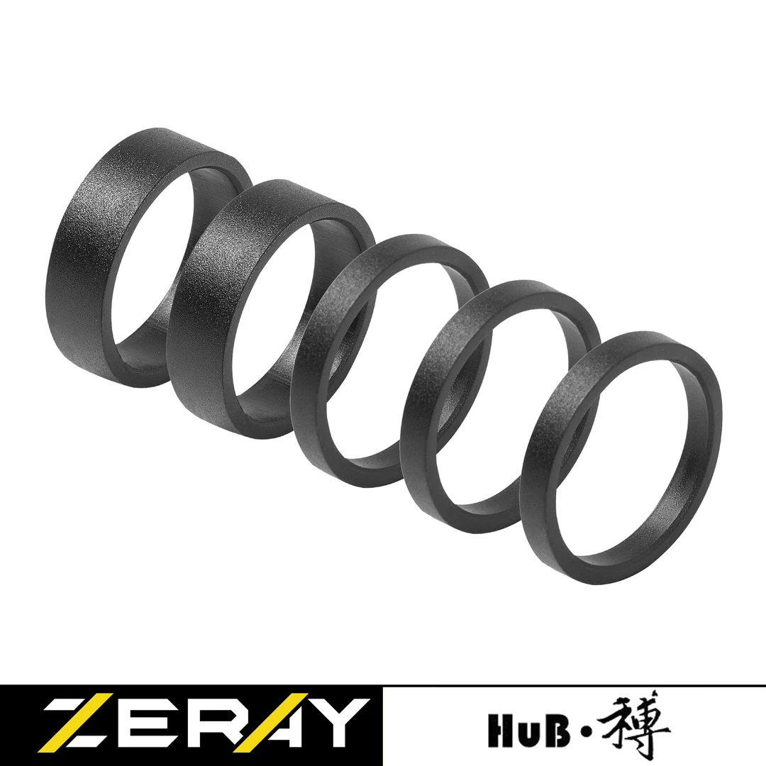 HuB公路车把立头管轻量垫圈垫片前叉垫圈28.6 OD1碗组垫圈5mm10mm