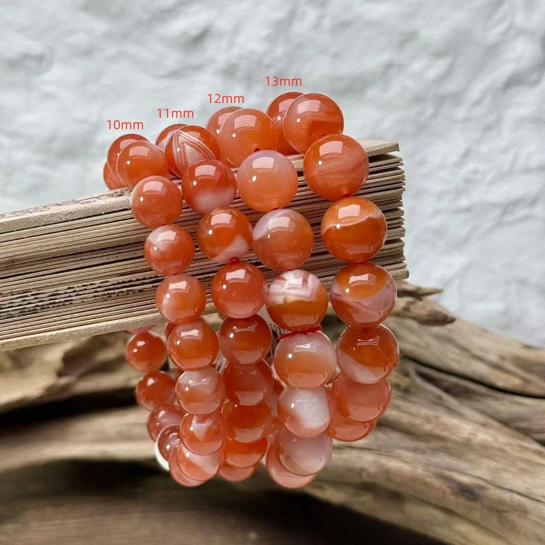 【与帅珠宝】南红玛瑙单圈手串D112826——多样性发其一