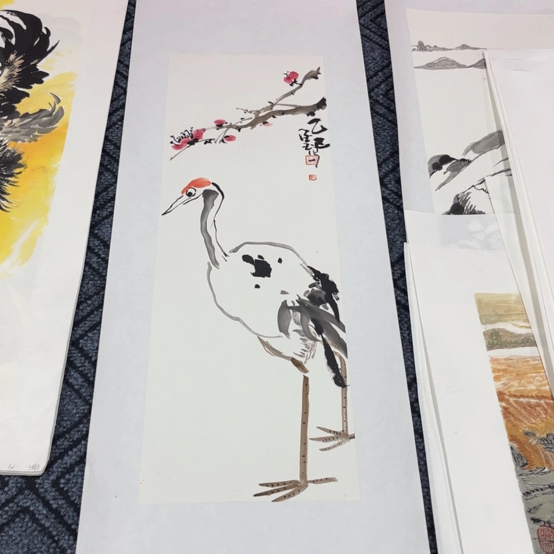 国画四尺斗方作品欣赏