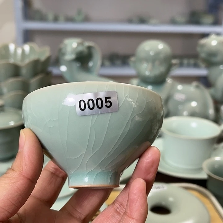 杯手*面0005 原产地原矿釉汝瓷