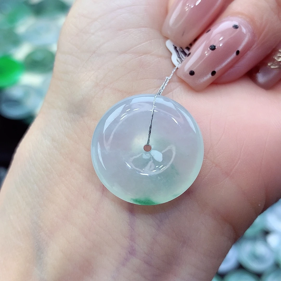 翡翠未镶嵌颈饰编号24尺寸20.2/5.8