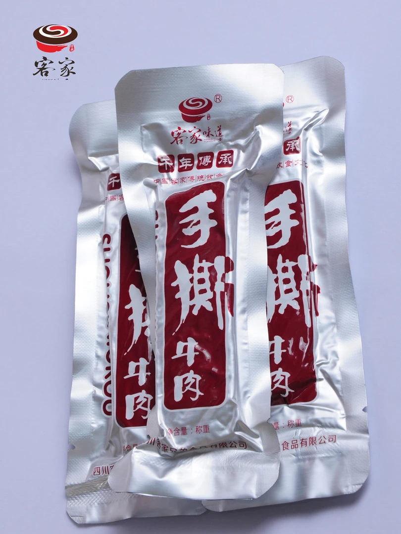 客家手撕牛肉四川名特产仪陇客家牛肉248g袋装熟食真空休闲即食