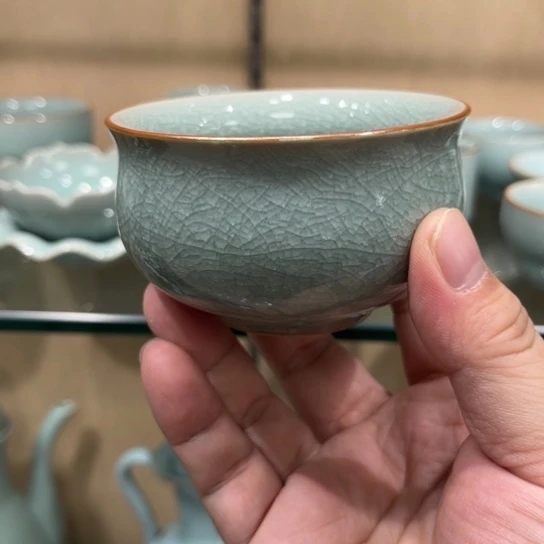 瓷片陶瓷茶具汝瓷茶具