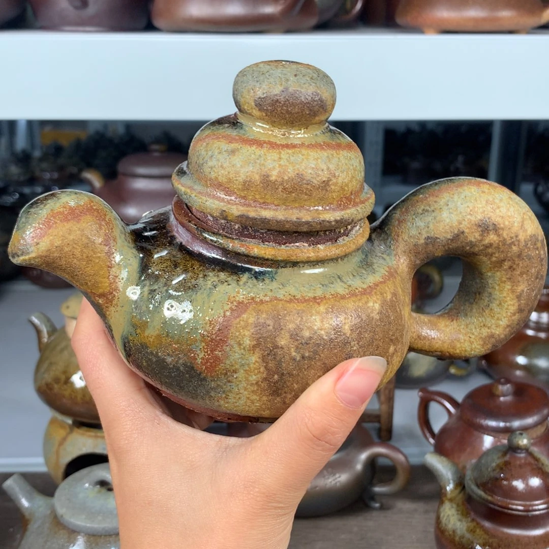 h***g茶壶紫砂纯自然柴烧