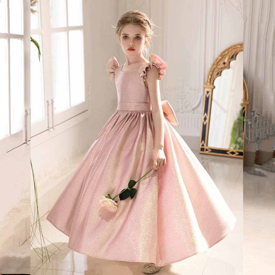 女童生日公主礼服高端轻奢儿童高级感钢琴演奏主持人走秀晚礼服裙