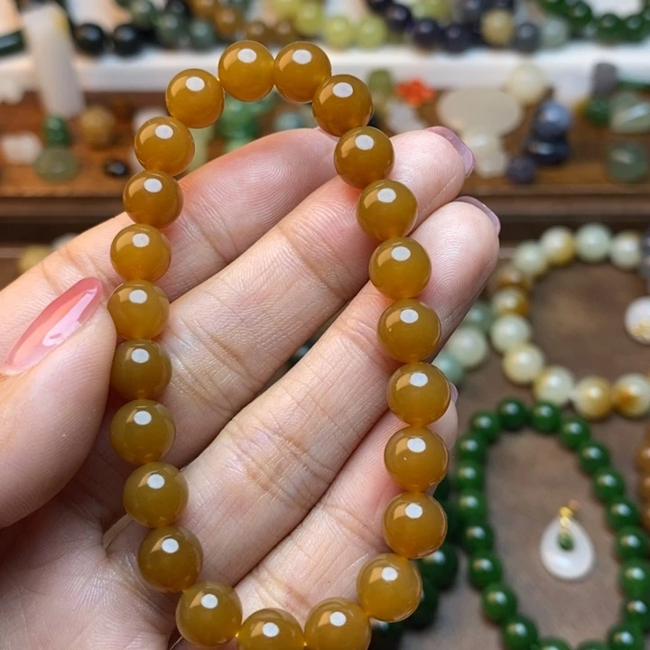 和田玉未镶嵌手链