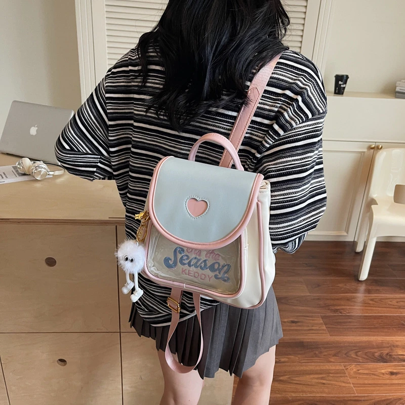 可爱少女多巴胺痛包学生小众设计小书包高颜值睿营旅行双肩背包潮
