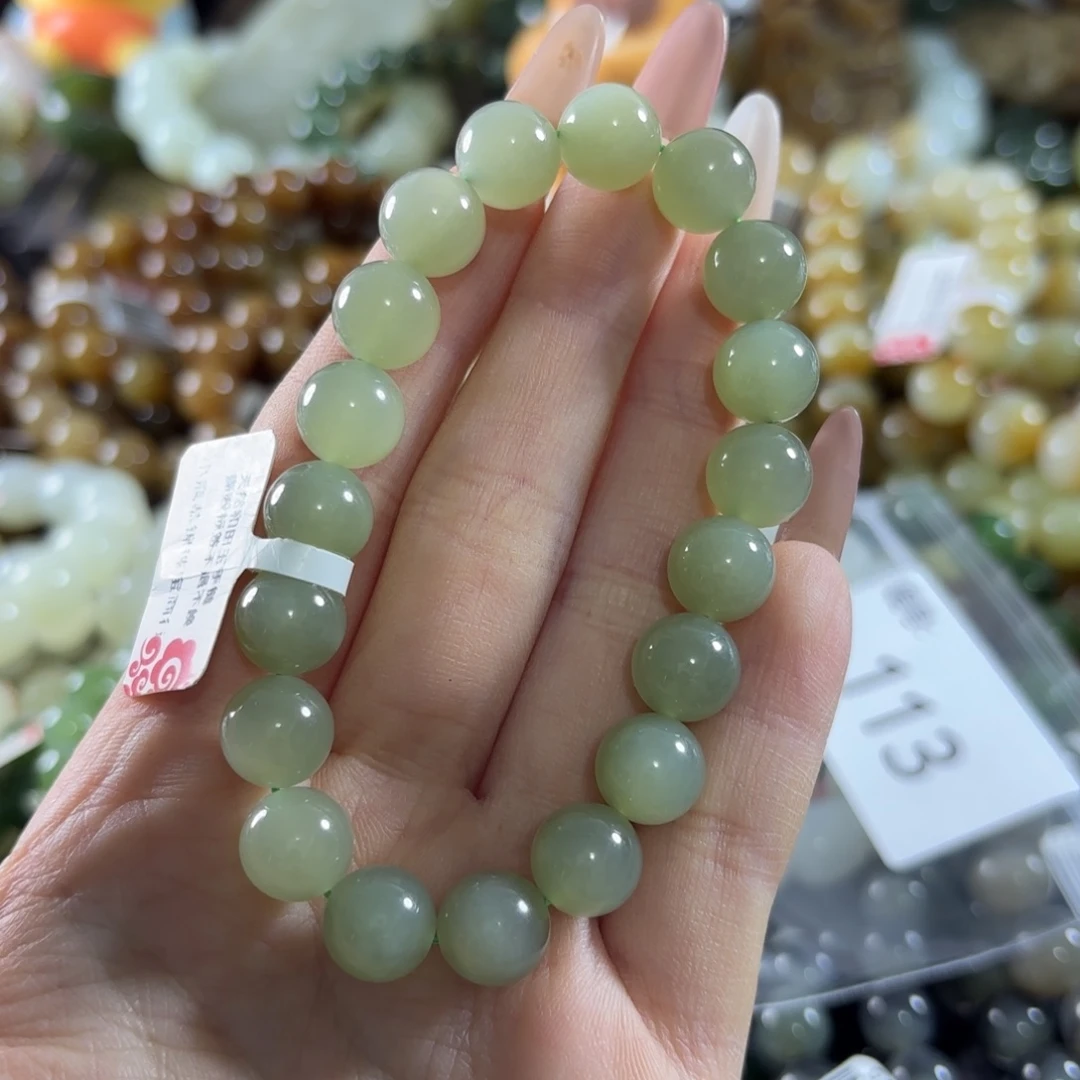 和田玉未镶嵌手链113