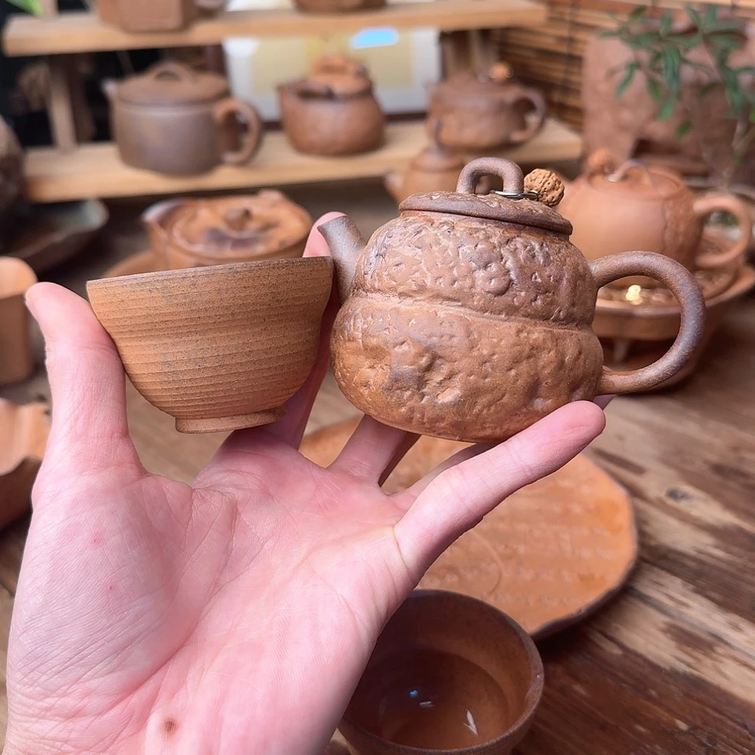 原矿老岩泥茶器系列