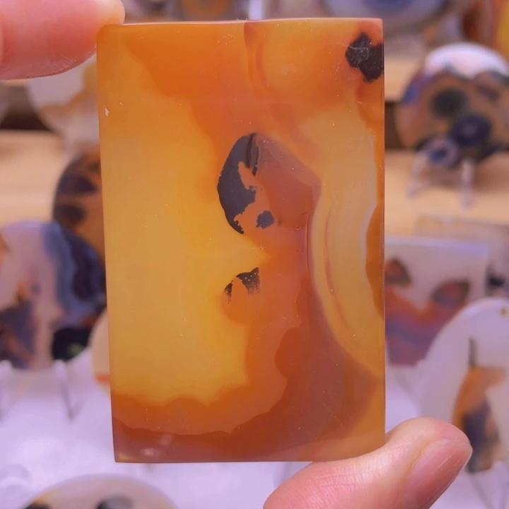 玛瑙/玉髓未镶嵌吊坠(不含链)