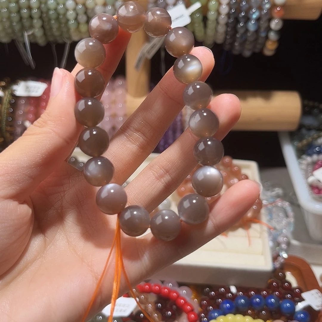 手链未镶嵌烟晶黑珍珠月光