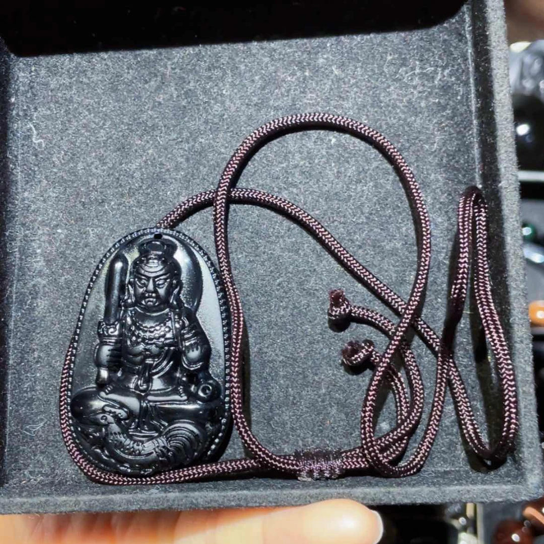 【闪购商品】黑曜岩吊坠(不含链)未镶嵌粉*猫