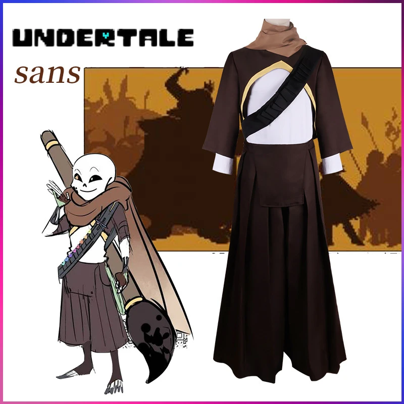 传说之下cos服 undertale ink！sans cosplay动漫服装二次元套装