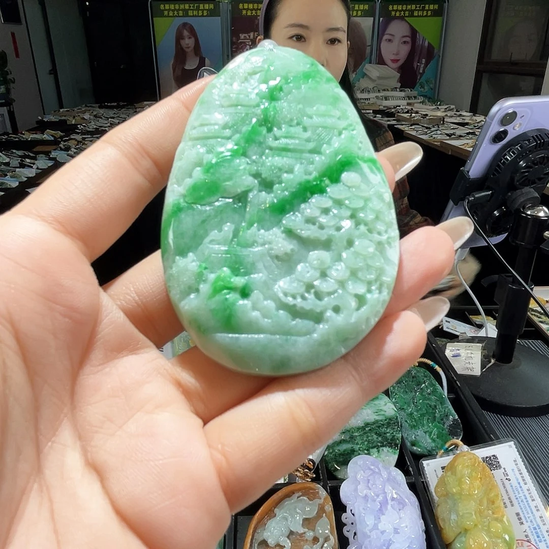 颈饰未镶嵌翡翠一